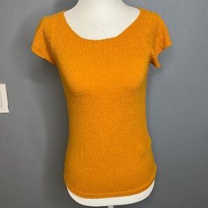 Madewell XXS yellow short sleeve top